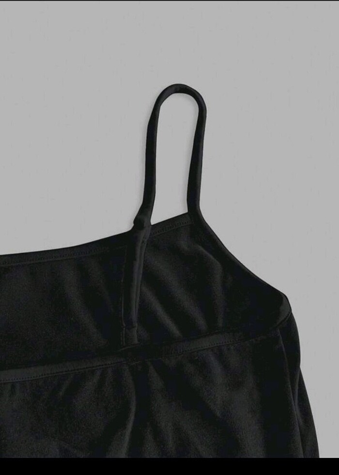 gotik askılı crop - Görsel 4