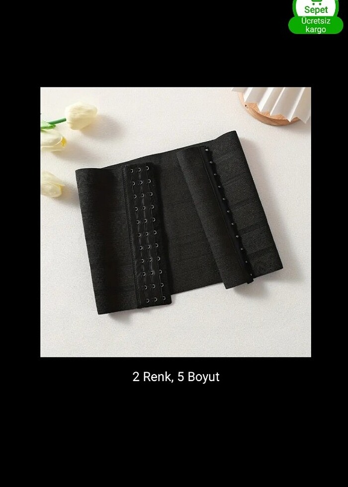 siyah korse - Görsel 4