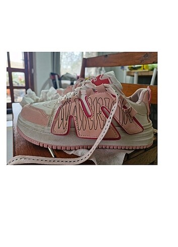 Kalın taban sevimli spor ayakkabı sokak stili pinkie - Görsel 8