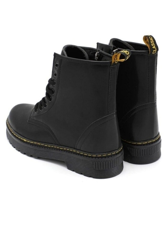 siyah kışlık bot unisex - Görsel 3