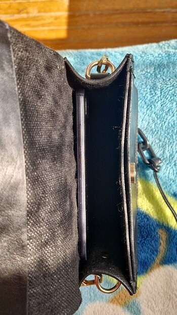 deri Küçük omuz çantası şık cüzdan - Görsel 8