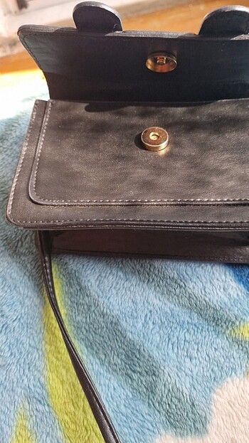 deri Küçük omuz çantası şık cüzdan - Görsel 9