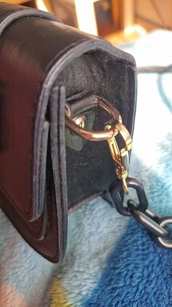 deri Küçük omuz çantası şık cüzdan - Görsel 10