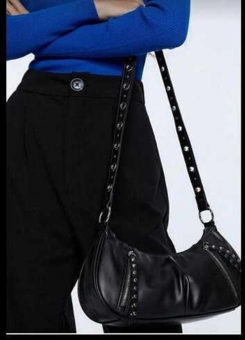 Stradivarius siyah çanta