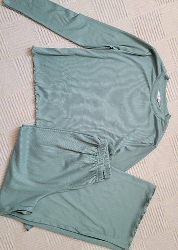 Pastel Yeşil Pijama Takımı