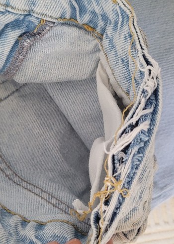 36 Beden Mavi Kadın Midi Boy Normal Kesim Kot Pantolon
