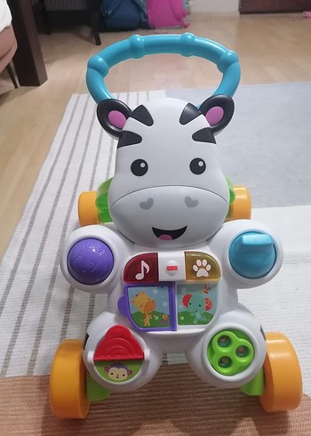 Fisher Price Çok Renkli Bebek Yürütücü İlk adım arabası
