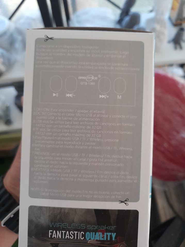 Siyah Bluetooth Hoparlör GTS-1360 - Görsel 3