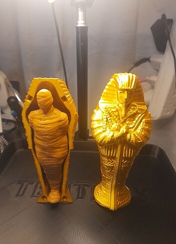 3d dekor mumya lahit ve Ra'nın horus'un gözü 