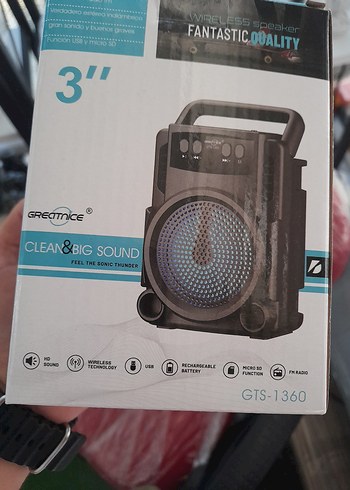 Mavi Renkli Bluetooth Hoparlör - Görsel 3