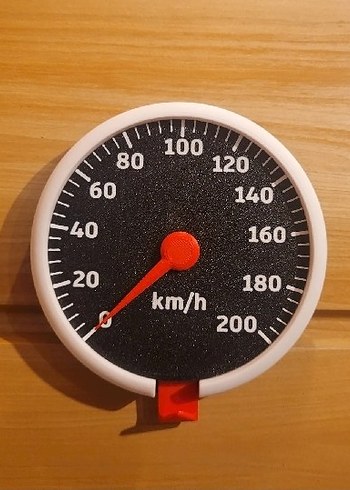 Renkli Hız Göstergeli Anahtarlık - Görsel 2