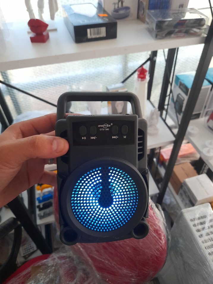 3" Siyah Bluetooth Hoparlör GTS-1360 - Görsel 2