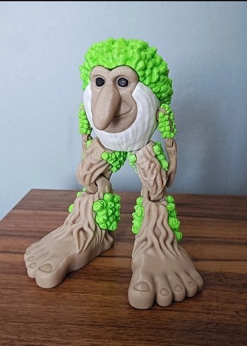 Yeşil Pastel Renkli Aksiyon Figürü - Görsel 3