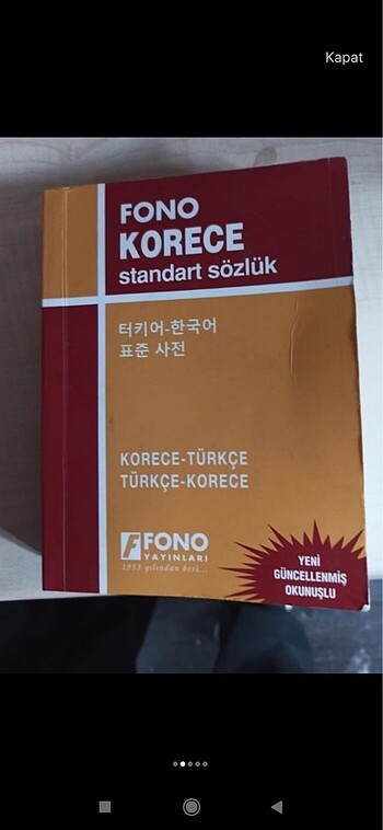  Korece Sözlük