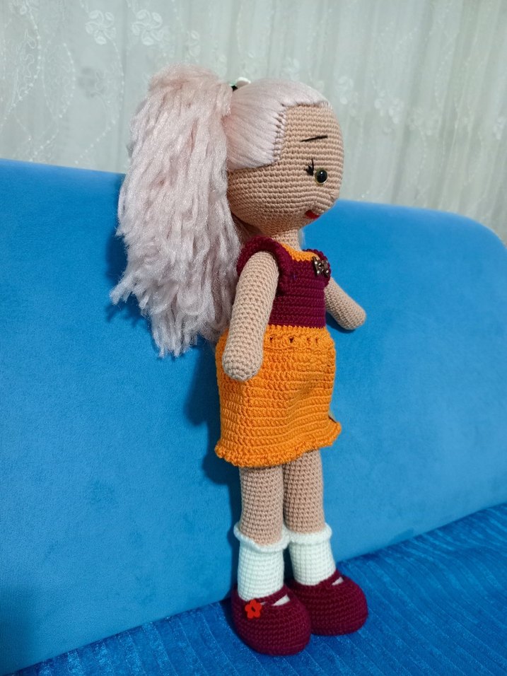 Renkli Örgü Bebek - Görsel 2