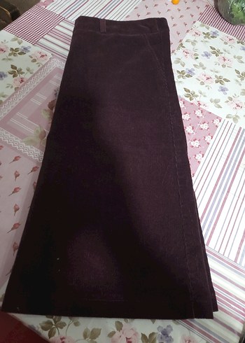 Bordo Süet İşlemeli Kadın Blazer Ceket - Görsel 7