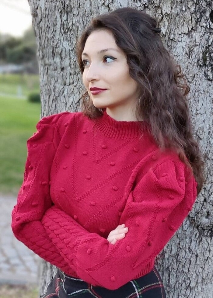 Az kullanılmış triko kazak - Görsel 2