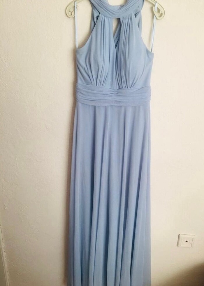 Buz mavisi Abiye - Görsel 3