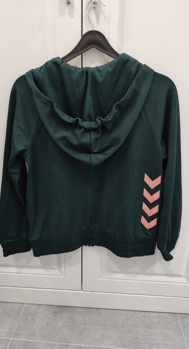 Kapüşonlu Fermuarlı Kadın Hırka - Görsel 2