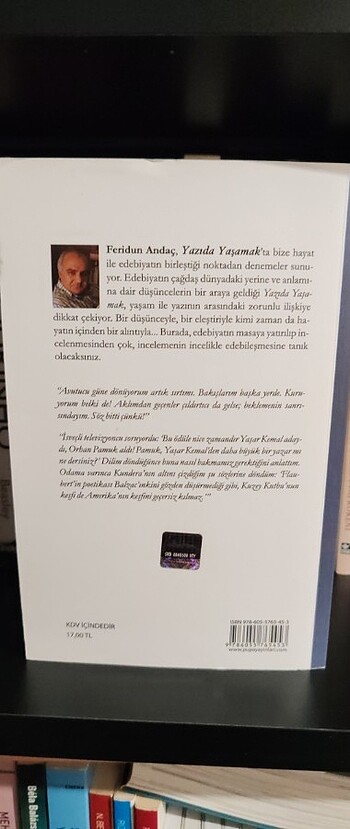 Feridun andaç - Yazıda yaşamak - Görsel 2