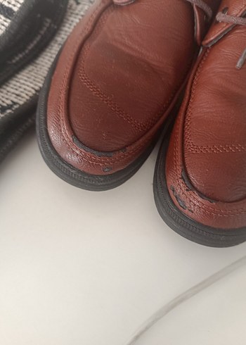 Kahverengi Deri Erkek Klasik Ayakkabı - Görsel 3