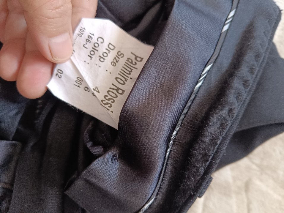 Düğmeli Siyah Erkek Takım Elbise - Görsel 5