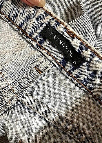 34 Beden mavi Renk trendyolmılla jean