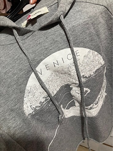 m Beden gri Renk crop sweat