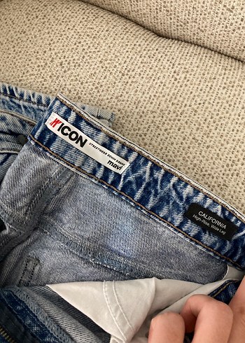 36 Beden mavi Renk mavi ıcon kadın pantolon