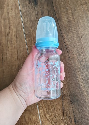 Diğer Mavi Cam Bebek Biberonu 125 ml
