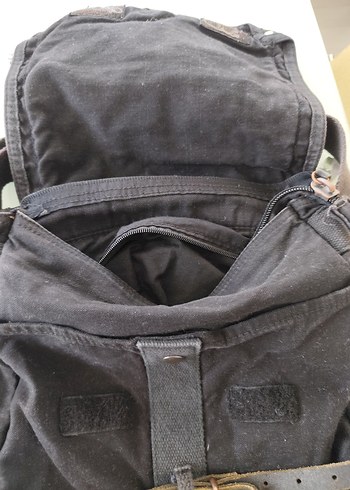 Gotik Siyah Biker Omuz Çantası - Görsel 4