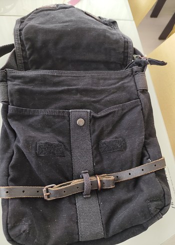 Gotik Siyah Biker Omuz Çantası - Görsel 3