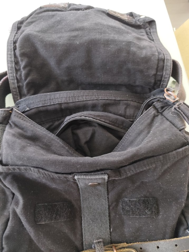 Gotik Siyah Biker Omuz Çantası - Görsel 4