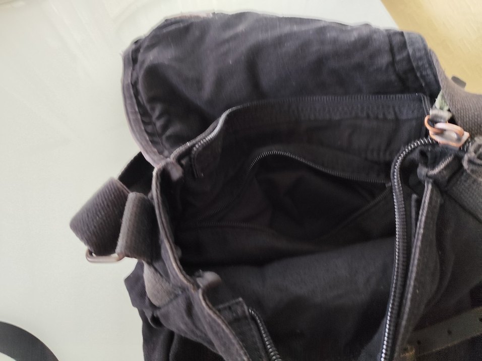 Gotik Siyah Biker Omuz Çantası - Görsel 5