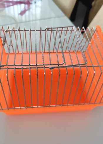 Turuncu Renkli Pet Kafes - Görsel 4