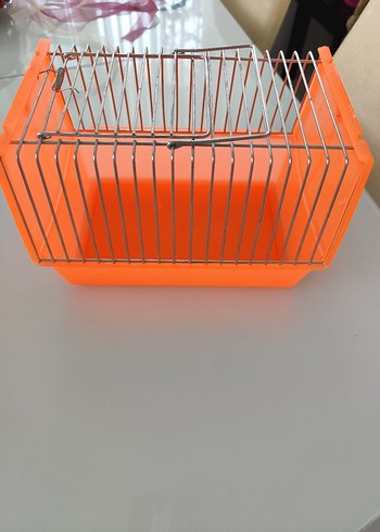 Turuncu Renkli Pet Kafes - Görsel 5