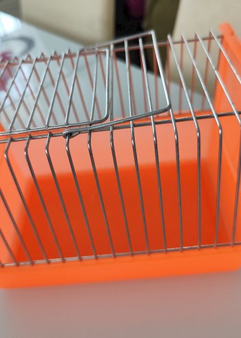 Turuncu Renkli Pet Kafes - Görsel 2