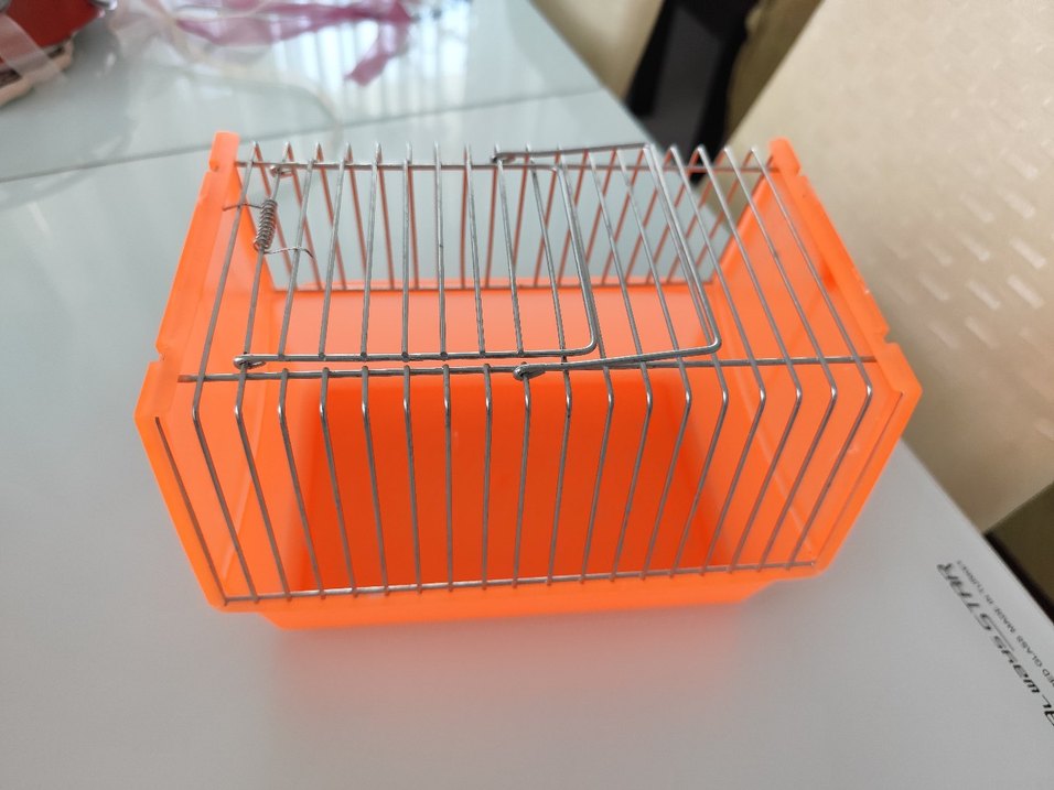 Turuncu Renkli Pet Kafes - Görsel 4