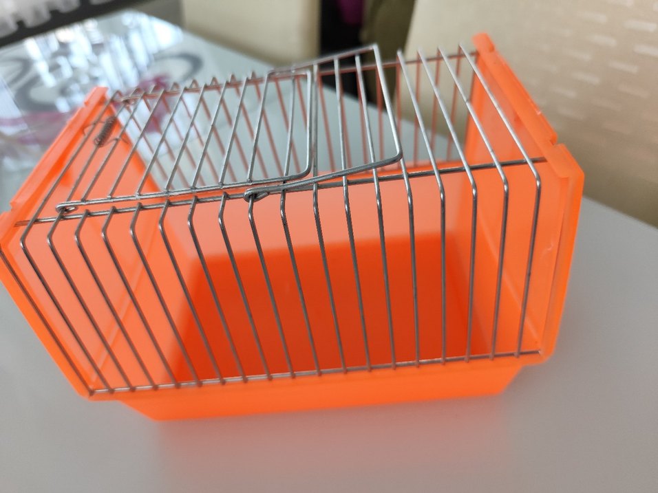 Turuncu Renkli Pet Kafes - Görsel 2