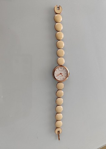 Bej Boncuklu Kadın Saat - Görsel 4