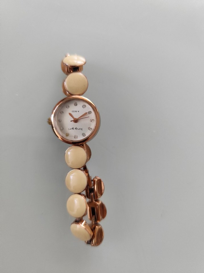 Bej Boncuklu Kadın Saat - Görsel 2