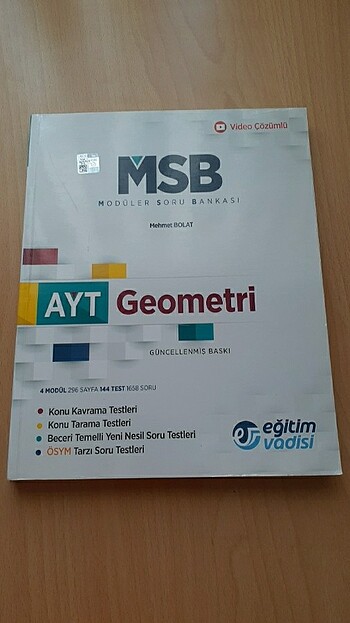 EĞİTİM VADİSİ AYT GEOMETRİ 