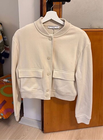 Mango Pamuklu Bomber ceket