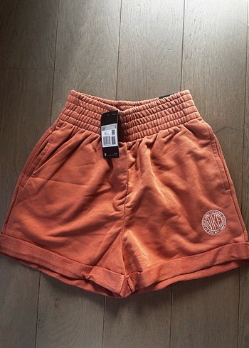 Nike Kadın Kahverengi Rahat Mini Şort