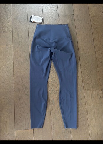 Nike universa Kadın Mavi Spor Tayt, Elastik Bel, Cep Detaylı - Görsel 5