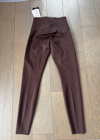 Nike go Fermuarlı Koyu Kahverengi Spor Tayt - Görsel 5