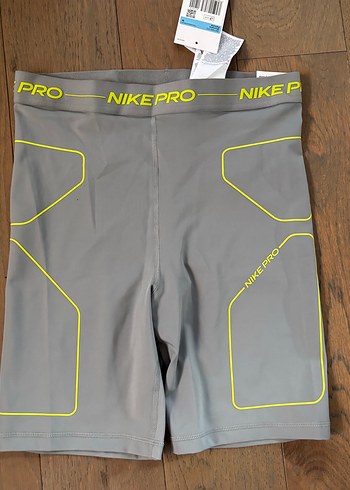 Nike Pro Kadın Gri Mini Spor Tayt - Görsel 6
