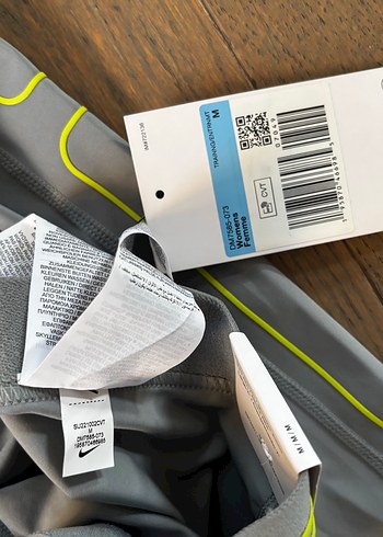 Nike Pro Kadın Gri Mini Spor Tayt - Görsel 8