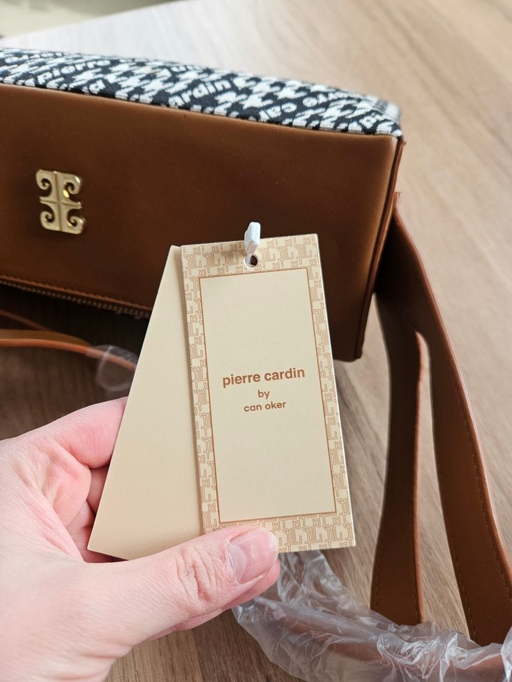 pierre cardin orijinal sıfır canta - Görsel 5