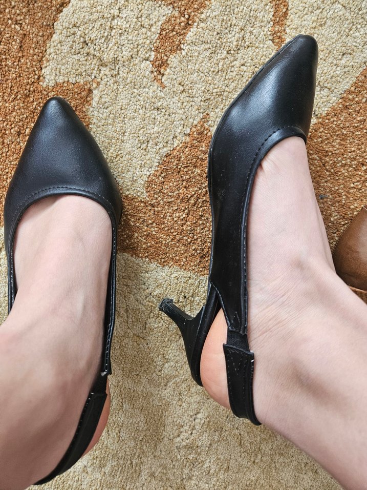 küçük  topuklu bambi is ayakkabisi - Görsel 2